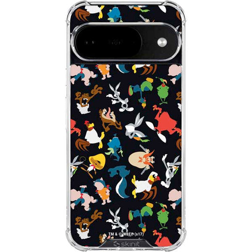 Looney Tunes Identity Pattern Google Pixel 10 Clear Case